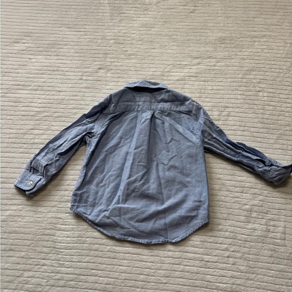 Polo by Ralph Lauren Blue Kids Button Down Shirt - Picture 5 of 5